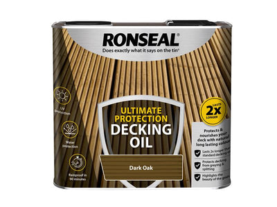 Ronseal Ultimate Protection Decking Oil Dark Oak 5 litre – – Now available at MTN Shop UK.