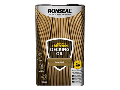 Ronseal Ultimate Protection Decking Oil Natural Oak 5 litre – – Now available at MTN Shop UK.