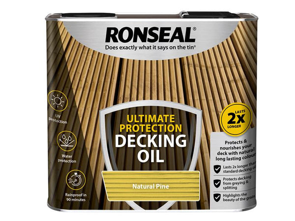 Ronseal Ultimate Protection Decking Oil Natural Pine 2.5 litre – – Now available at MTN Shop UK.