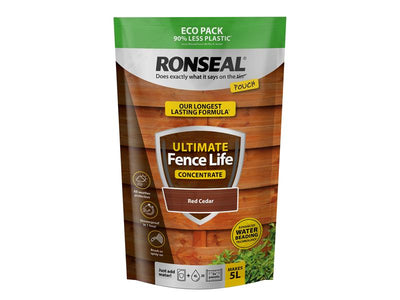 Ronseal Ultimate Fence Life Concentrate Red Cedar 950ml – – Now available at MTN Shop UK.