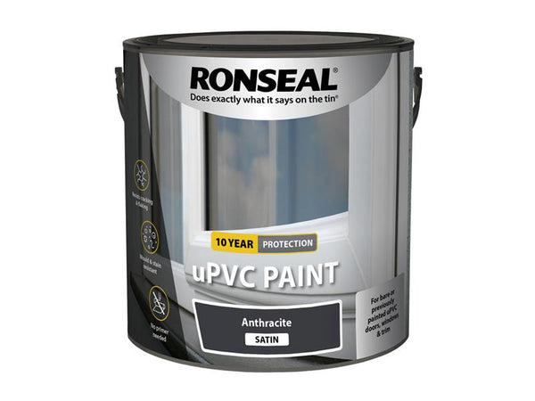 Ronseal uPVC Paint Anthracite Satin 2.5 litre – – Now available at MTN Shop UK.