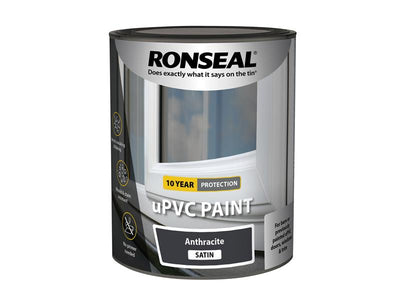 Ronseal uPVC Paint Anthracite Satin 750ml – – Now available at MTN Shop UK.