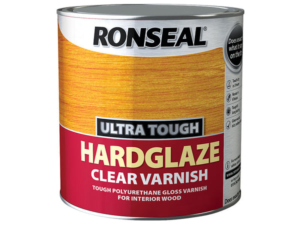 Ronseal Ultra Tough Hardglaze Internal Clear Gloss Varnish 750ml – – Now available at MTN Shop UK.