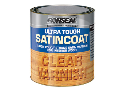 Ronseal Ultra Tough Internal Clear Satincoat Varnish 250ml – – Now available at MTN Shop UK.
