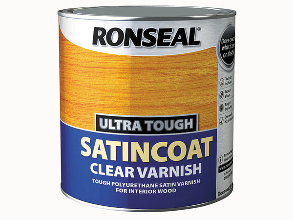 Ronseal Ultra Tough Internal Clear Satincoat Varnish 2.5 litre – – Now available at MTN Shop UK.