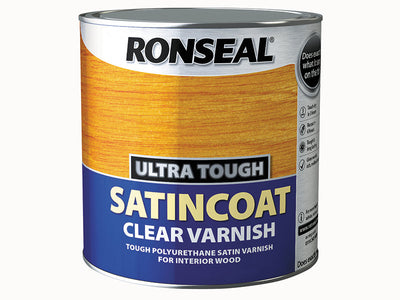 Ronseal Ultra Tough Internal Clear Satincoat Varnish 2.5 litre – – Now available at MTN Shop UK.