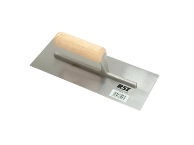 R.S.T. Plasterer's Finishing Trowel Straight Wooden Handle 11 x 4.1/2in – – Now available at MTN Shop UK.