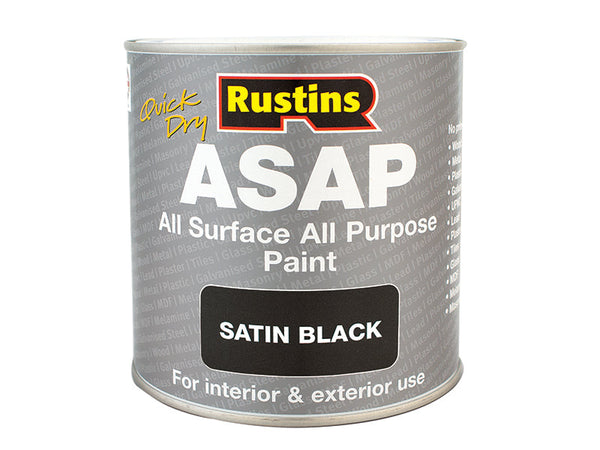 Rustins ASAP Paint Black 250ml – – Now available at MTN Shop UK.