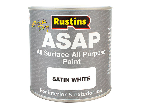 Rustins ASAP Paint White 250ml – – Now available at MTN Shop UK.
