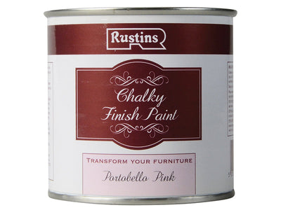 Rustins Chalky Finish Paint Portobello Pink 250ml – – Now available at MTN Shop UK.