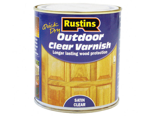 Rustins Exterior Varnish Satin 1 litre – – Now available at MTN Shop UK.