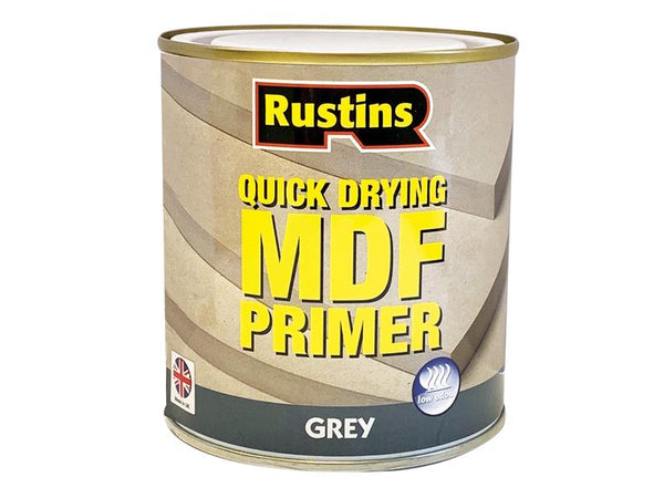 Rustins Quick Drying MDF Primer Grey 250ml – – Now available at MTN Shop UK.