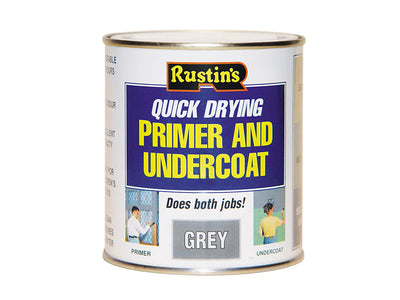 Rustins Quick Dry Primer & Undercoat Grey 1 litre – – Now available at MTN Shop UK.