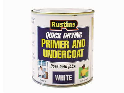 Rustins Quick Dry Primer & Undercoat White 500ml – – Now available at MTN Shop UK.