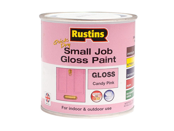 Rustins Quick Dry Small Job Gloss Paint Candy Pink 250ml – – Now available at MTN Shop UK.