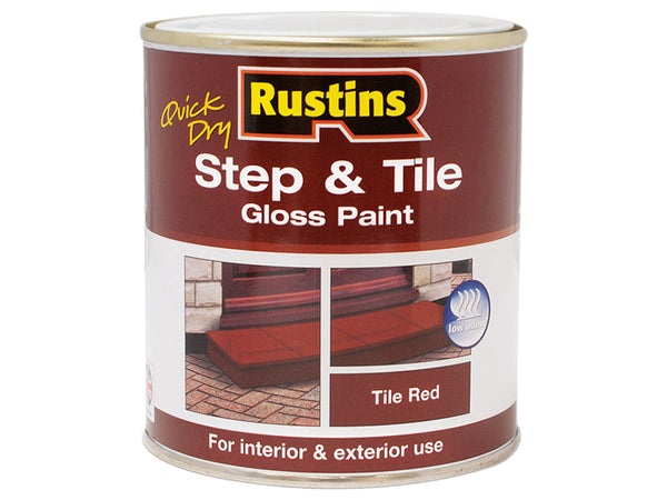 Rustins Quick Dry Step & Tile Paint Gloss Red 2.5 litre – – Now available at MTN Shop UK.