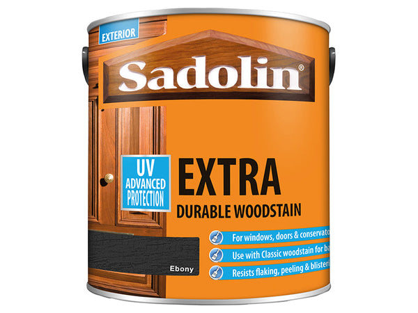 Sadolin Extra Durable Woodstain Ebony 2.5 litre – – Now available at MTN Shop UK.