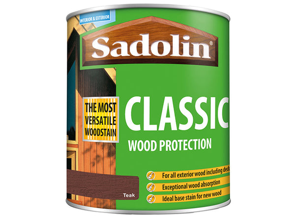 Sadolin Classic Wood Protection Teak 1 litre – – Now available at MTN Shop UK.