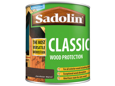 Sadolin Classic Wood Protection Jacobean Walnut 1 litre – – Now available at MTN Shop UK.