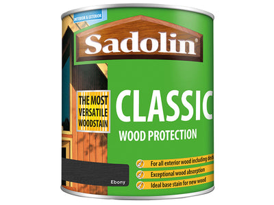 Sadolin Classic Wood Protection Ebony 1 litre – – Now available at MTN Shop UK.