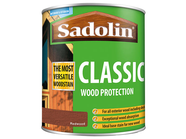 Sadolin Classic Wood Protection Redwood 1 litre – – Now available at MTN Shop UK.