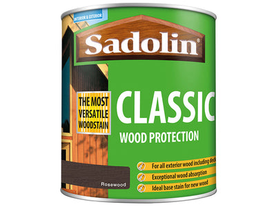 Sadolin Classic Wood Protection Rosewood 1 litre – – Now available at MTN Shop UK.
