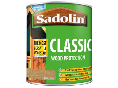 Sadolin Classic Wood Protection Light Oak 1 litre – – Now available at MTN Shop UK.
