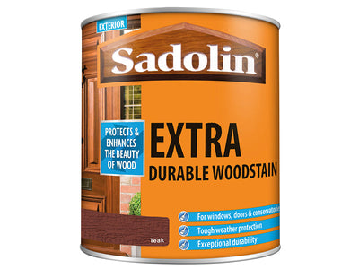 Sadolin Extra Durable Woodstain Teak 1 litre – – Now available at MTN Shop UK.