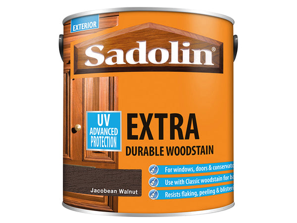 Sadolin Extra Durable Woodstain Jacobean Walnut 2.5 litre – – Now available at MTN Shop UK.