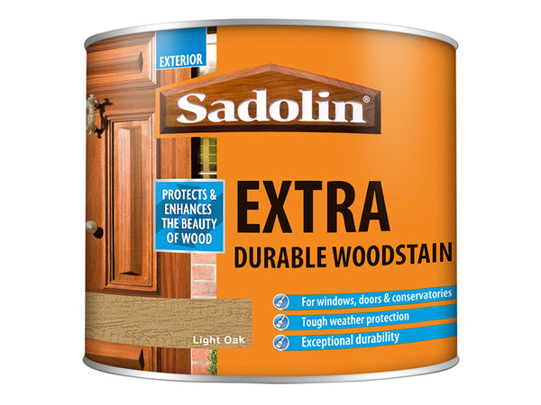 Sadolin Extra Durable Woodstain Light Oak 500ml – – Now available at MTN Shop UK.