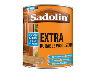 Sadolin Extra Durable Woodstain Light Oak 1 litre – – Now available at MTN Shop UK.