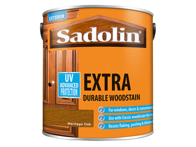 Sadolin Extra Durable Woodstain Heritage Oak 2.5 litre – – Now available at MTN Shop UK.
