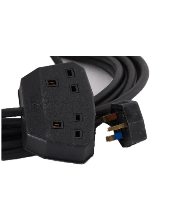Stage Cable 13A 2way Extension Socket + Cable Plug 1.5mm - 10m Length – 13Amp to Powercon Mains Lead with Black 1.5mm PVC Cable & fitted with a 13Amp Cable Plug & a Powercon 20Amp Cable Socket Blue - 2 metre long – Now available at MTN Shop UK.