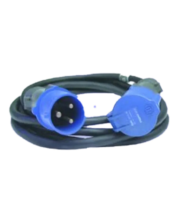 Stage Cable 32A Cable + 3pin Black Plug & Socket 6mm – 13Amp to Powercon Mains Lead with Black 1.5mm PVC Cable & fitted with a 13Amp Cable Plug & a Powercon 20Amp Cable Socket Blue - 2 metre long – Now available at MTN Shop UK.