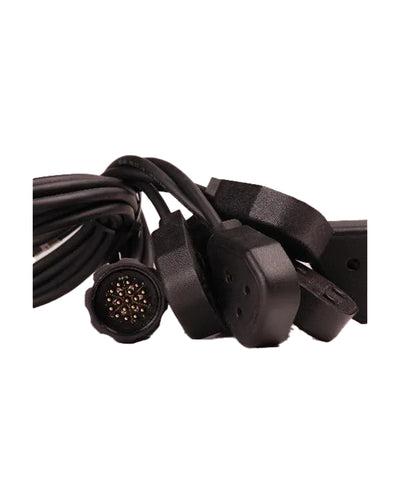 Stage Cable 19way Plug to 6 x 15A Sockets – 13Amp to Powercon Mains Lead with Black 1.5mm PVC Cable & fitted with a 13Amp Cable Plug & a Powercon 20Amp Cable Socket Blue - 2 metre long – Now available at MTN Shop UK.