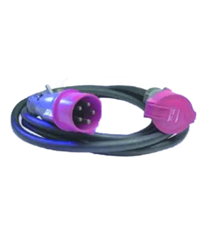 Stage Cable 32A 415V Cable + Red 5pin 6h Plug & Socket – 13Amp to Powercon Mains Lead with Black 1.5mm PVC Cable & fitted with a 13Amp Cable Plug & a Powercon 20Amp Cable Socket Blue - 2 metre long – Now available at MTN Shop UK.