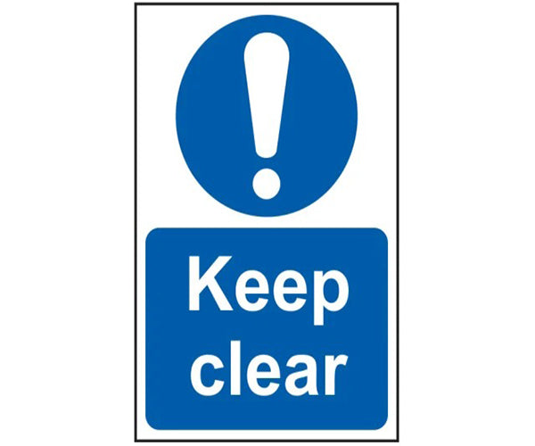 Keep Clear - PVC