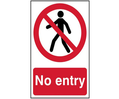 No Entry - PVC