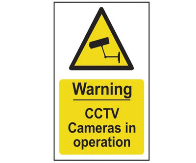 Warning CCTV Cameras in Operation - PVC
