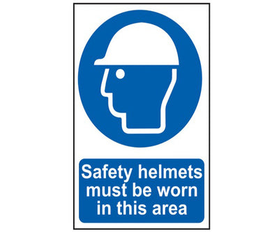 Safety Helmets Must Be Worn In This Area