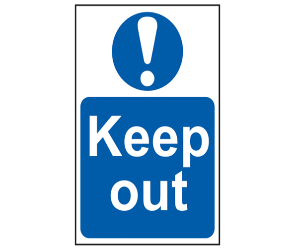 Keep Out - PVC