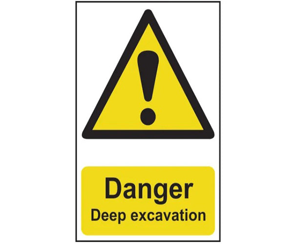 Danger Deep Excavation