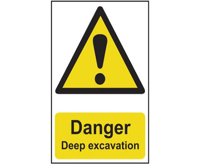 Danger Deep Excavation