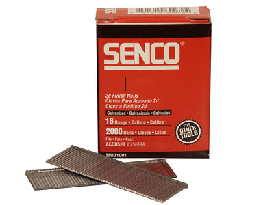 Senco Straight Brad Nails Galvanised 16G x 45mm (Pack 2000) – – Now available at MTN Shop UK.