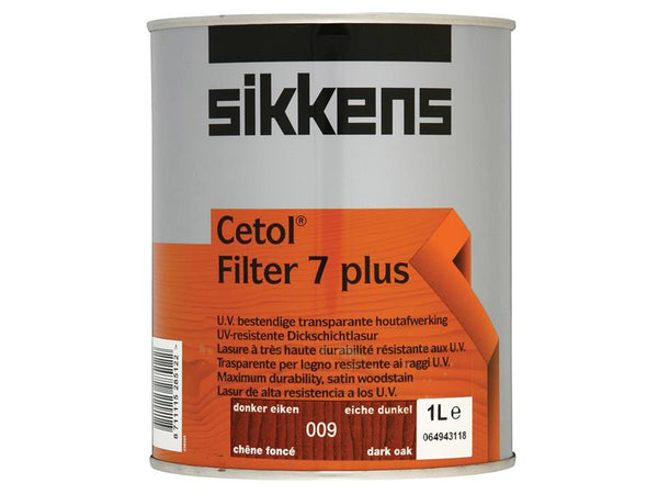 Sikkens Cetol Filter 7 Plus Translucent Woodstain Dark Oak 1 litre – – Now available at MTN Shop UK.