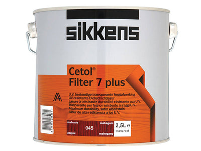 Sikkens Cetol Filter 7 Plus Translucent Woodstain Mahogany 2.5 litre – – Now available at MTN Shop UK.