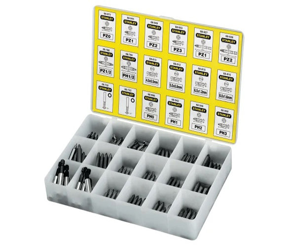 Insert Bits & Magnetic Bit Holders Assorted Tray