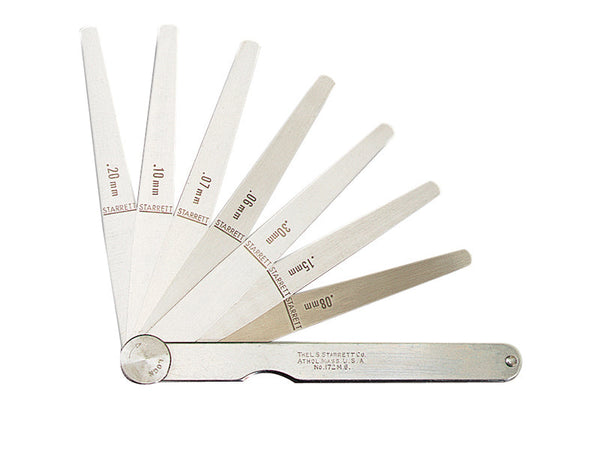 Starrett 173MA Feeler Gauge 13 Piece Set 0.03-0.5mm – – Now available at MTN Shop UK.