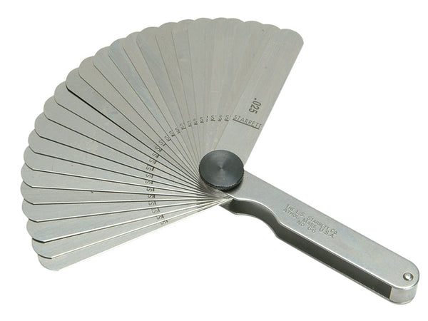 Starrett 66 Feeler Gauge 26 Piece Set 0.0015-0.025in – – Now available at MTN Shop UK.