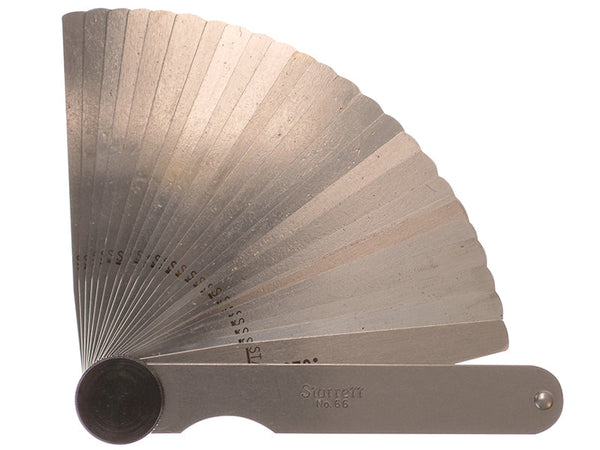 Starrett 66T Feeler Gauge 26 Piece Set 0.0015-0.025in – – Now available at MTN Shop UK.
